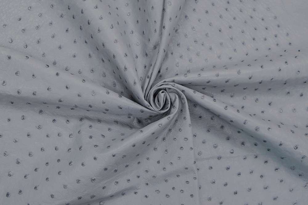 Кожа Страуса Ostrich Light Grey (Светло-серый)